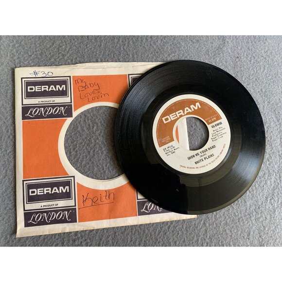White Plains "Show Me Your Hand" & "My Baby Loves Lovin" 7" Vinyl Single Deram R - Picture 2 of 2